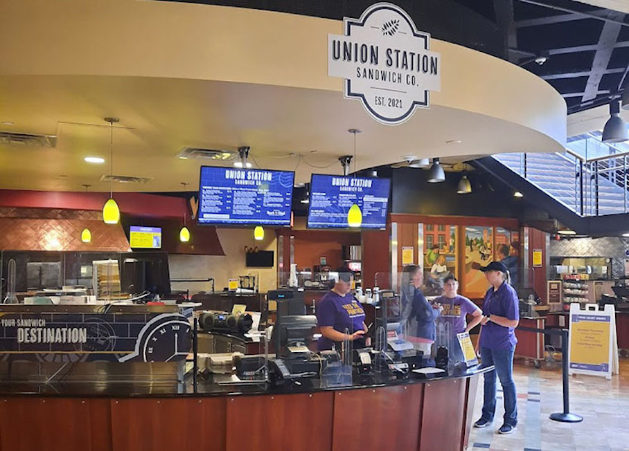 Union Station Sandwich Co. serves fresh made sandwiches, wraps and salads.